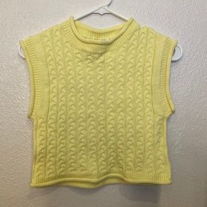 Yellow Fitz+Eddi sweatshirt